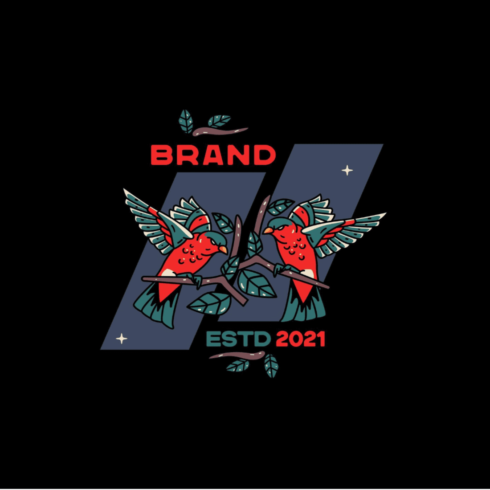 BRAND ESTD2021 T-SHIRT LOGO cover image.