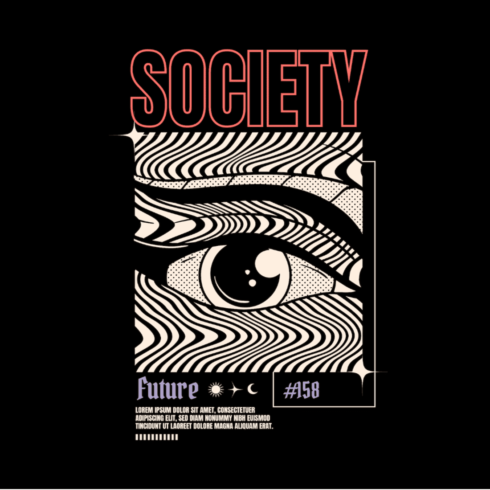 visual hallucinations society t-shirt logo cover image.