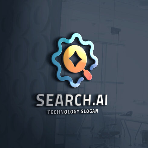 AI Search Engine Logo cover image.