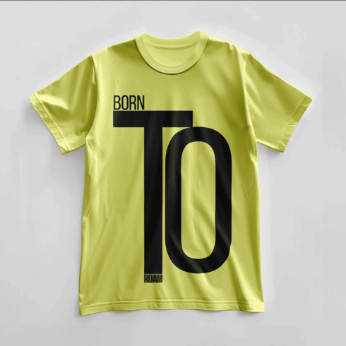 Born to roam t-shirt logo cover image.