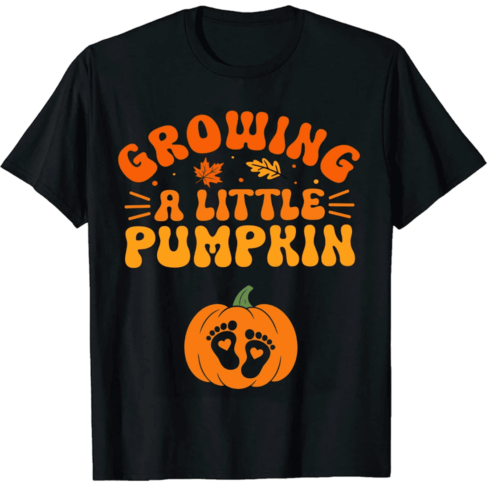 Thanksgiving, Growing a Little Pumpkin T-shirt Logo cover image.