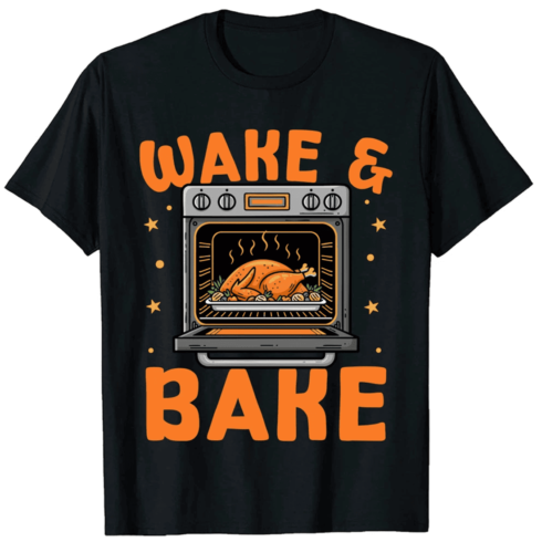 Wake & Bake T-shirt Logo cover image.