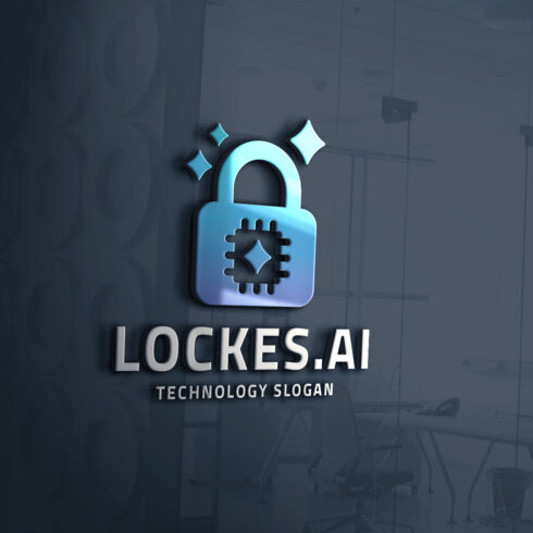 Abstract AI Padlock Logo cover image.