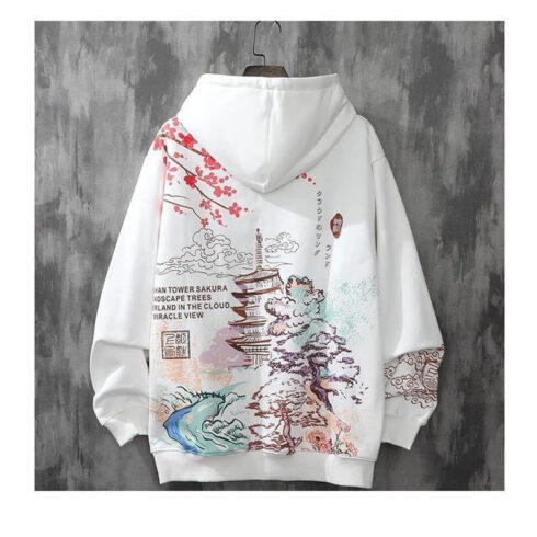 The men’s swag hoodie inspired by Harajuku fashion cover image.