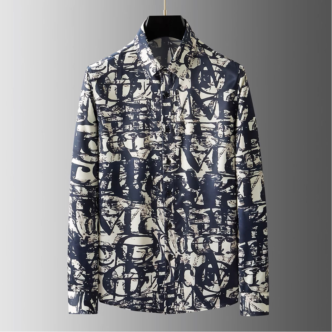 The men’s long‑sleeve floral shirt preview image.