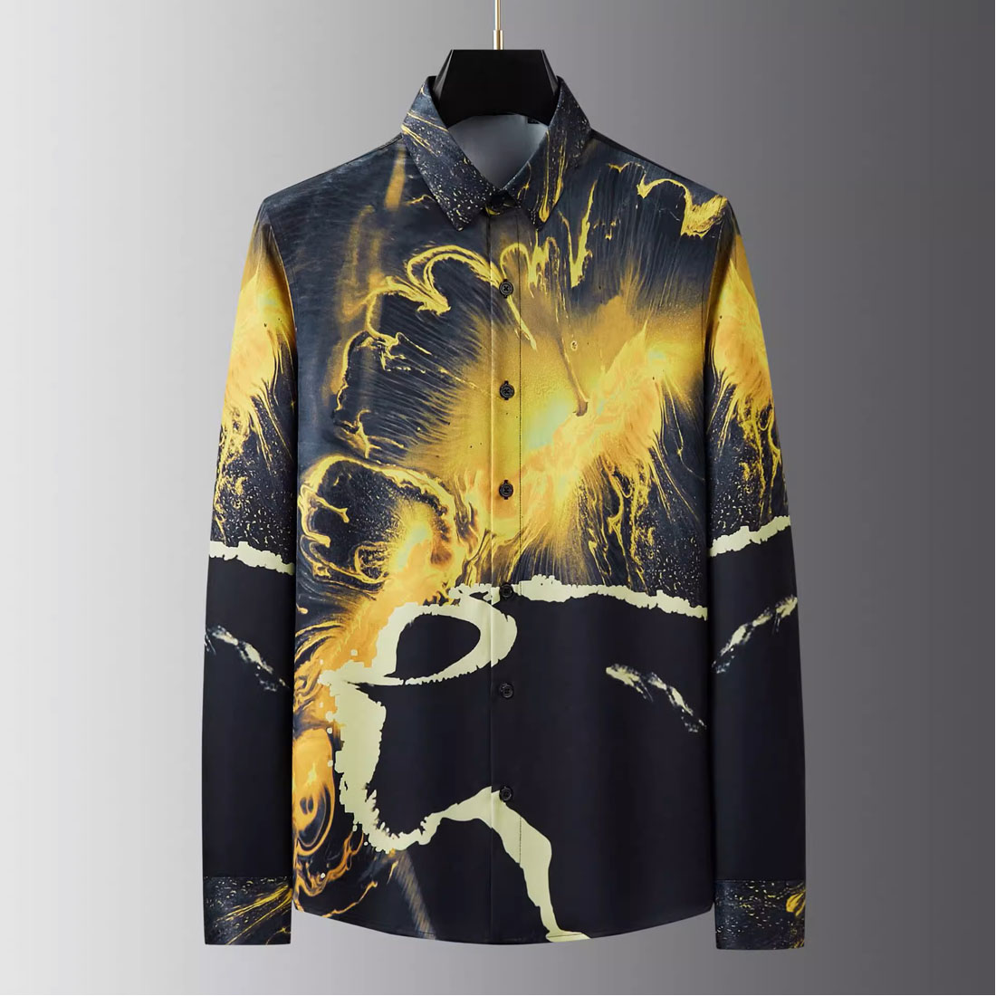 The men’s long‑sleeve floral shirt preview image.
