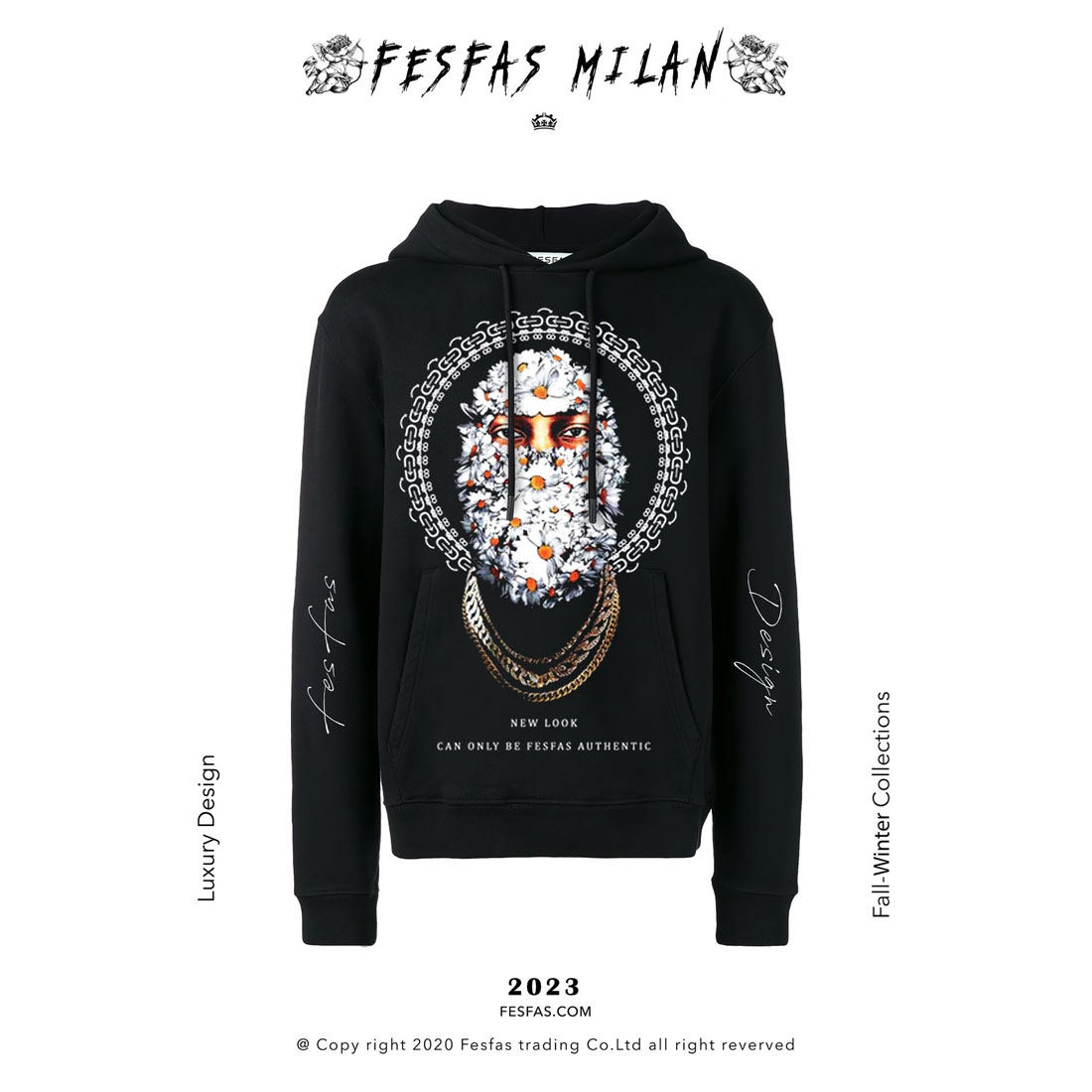 The printed hoodie cover image.