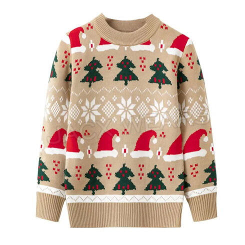 This women’s Christmas sweater cover image.