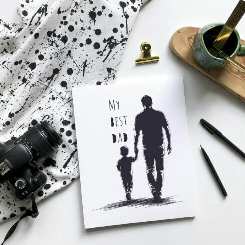 My best dad SVG|Father's Day cover image.
