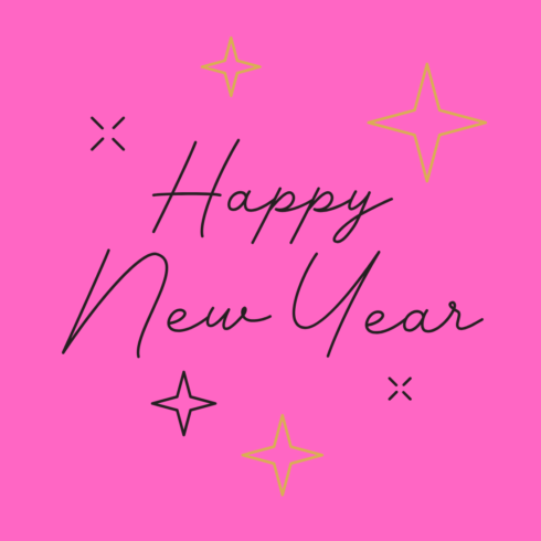 Happy New Year 1 a new T-Shirt design cover image.