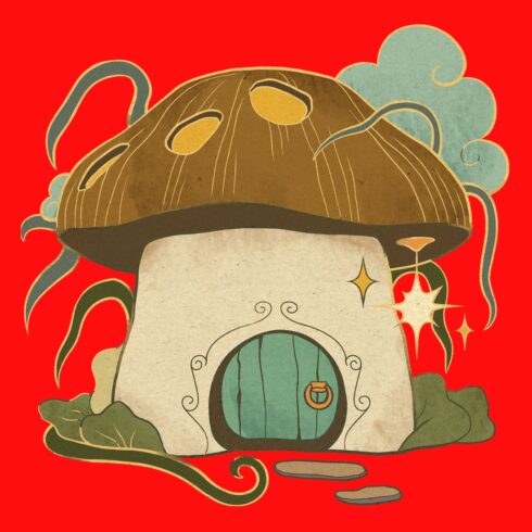 Mushroom 4 a new T-Shirt design cover image.