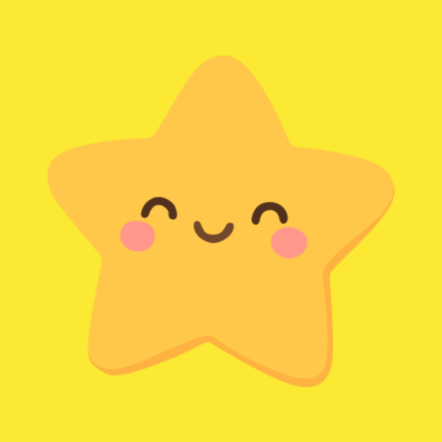 Happy Star a new T-Shirt design cover image.