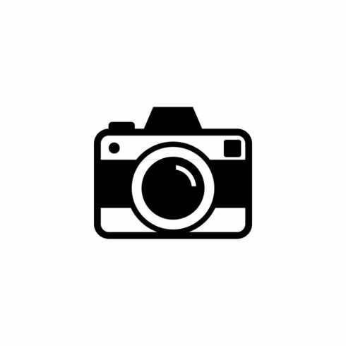Simple Camera Icon for Photography Logo and Photographer cover image.