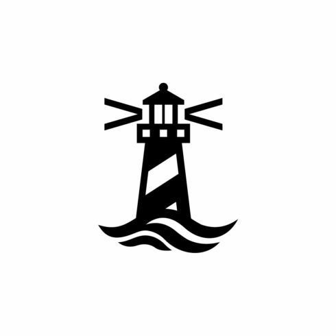 Simple Lighthouse Logo Icon for Maritime Guidance and Navigation cover image.