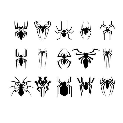 Spider SVG Bundle, Spider PNG Bundle, Spider Clipart Svg Bundle Design cover image.