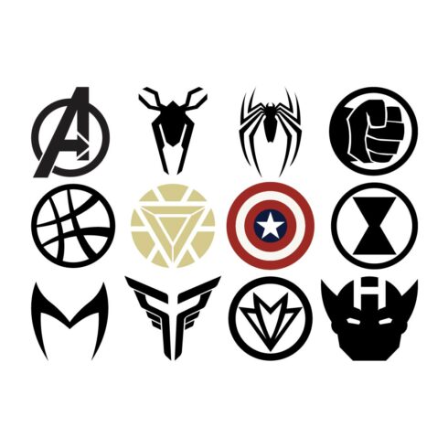 Avengers delicate Logo Vector Set cover image.