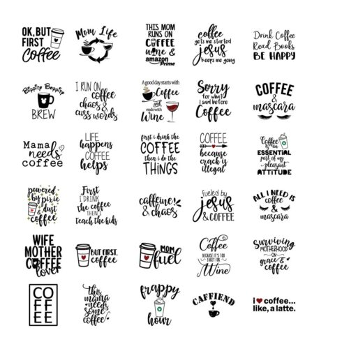 Wine Quotes Svg Bundle, Wine Svg, Drinking Svg, Wine Quotes, Wine glass svg, Funny Quotes, Sassy, Wine Sayings, Png, Eps, Clipart, Cricut cover image.