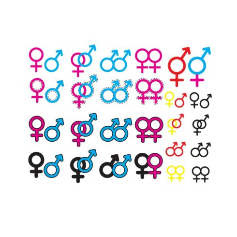 Gender Symbol Vector Design Bundle cover image.