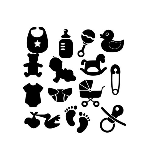 Baby Shower SVG Bundle, Scrapbooking, Newborn svg, Baby Shower Svg, Nursery svg, Baby Toys svg, Cut File svg, dxf, png cover image.