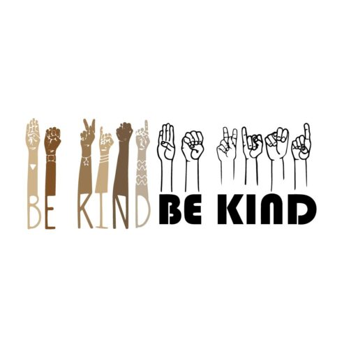 Be Kind Vector Set Vector Design cover image.