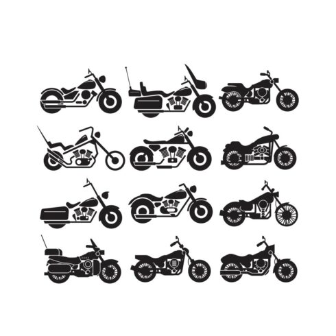 Motorbike Silhouette,Motorcycle Silhouette,Bike Cut file,Biker svg, Bikes svg, Bike, Bikers, Motorcycle Clipart, Harle davidson svg cover image.