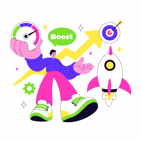 10 Business Boost Illustration cover image.