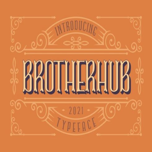Brotherhub Font cover image.