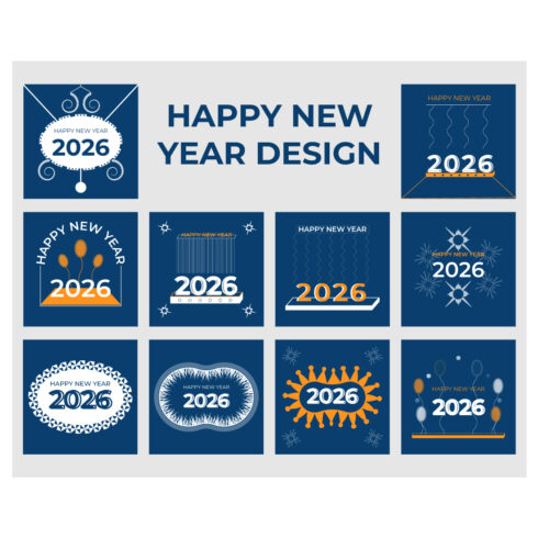 Happy New Year Design cover image.