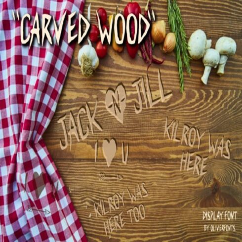 Carved Wood Font cover image.