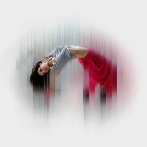 Pixel Motion Photoshop Action cover image.