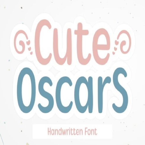 Cute Oscars Font cover image.