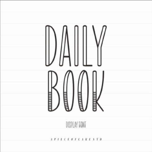 Daily Book Font cover image.