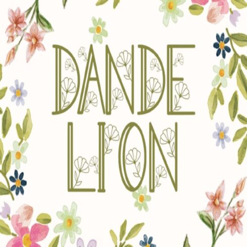 Dandelion Font cover image.