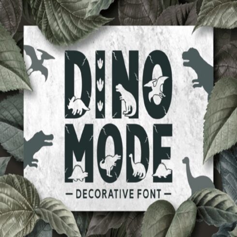 Dino Mode Font cover image.
