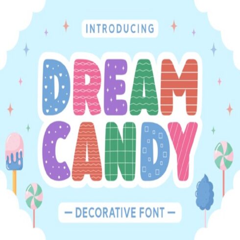 Dream Candy Font cover image.