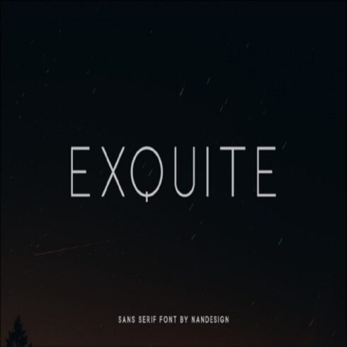 Exquite Font cover image.