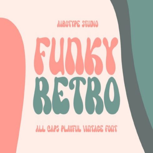 Funky Retro Font cover image.