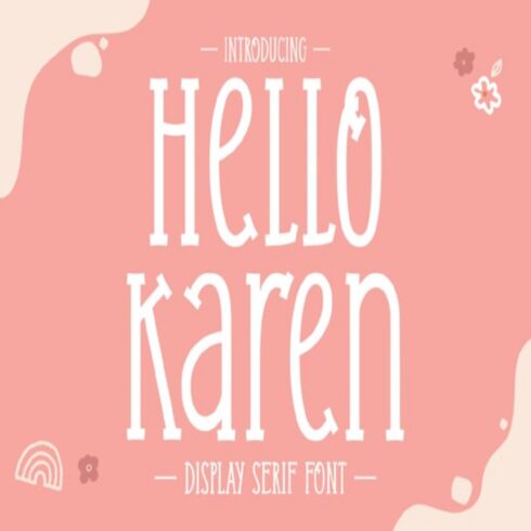 Hello Karen Font cover image.