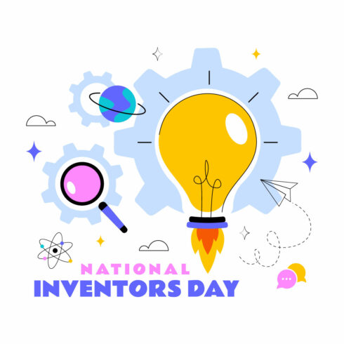 10 National Inventors Day Illustration cover image.