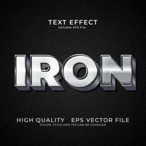 RUST & IRON & STEL Text Effect cover image.