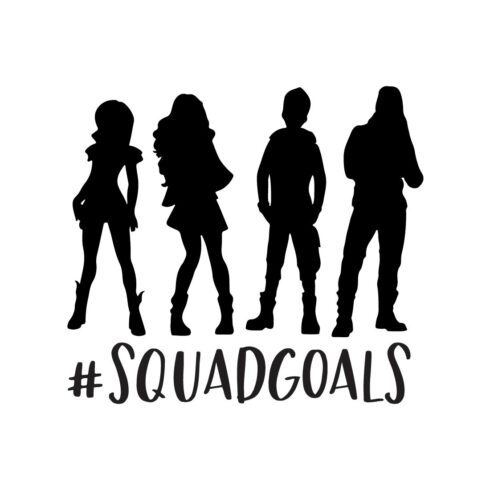 SQUADGOALS Vector Bundle Svg Design Bundle cover image.