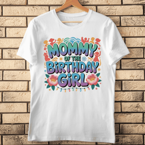 Groovy Family Birthday T-Shirt Design cover image.
