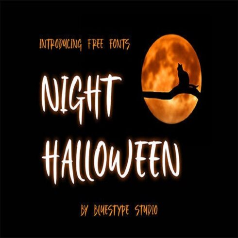 Night Halloween Font cover image.