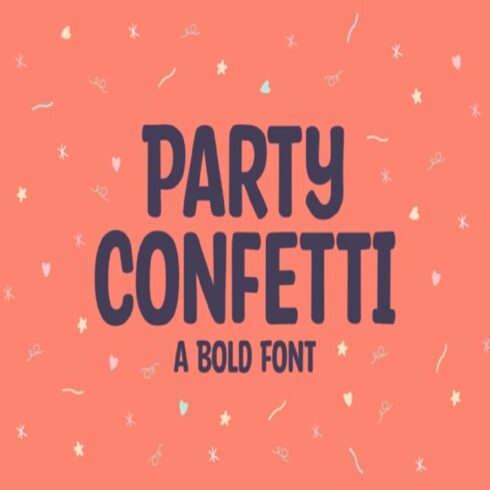 Party Confetti Font cover image.