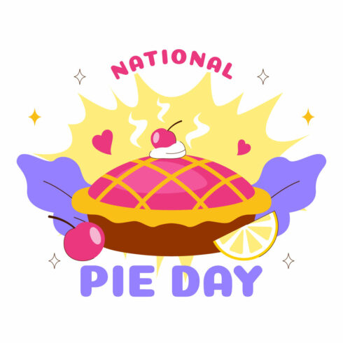 11 National Pie Day Illustration cover image.