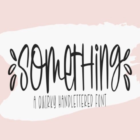 Something Font cover image.
