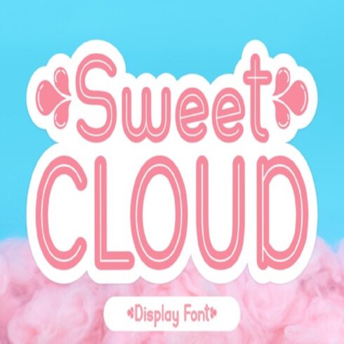 Sweet Cloud Font cover image.