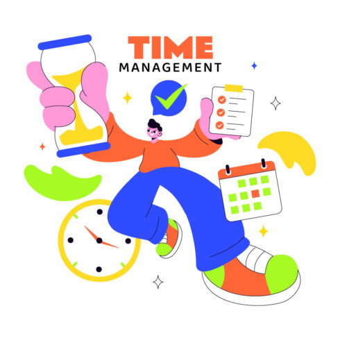 10 Time Management Planning Illustration cover image.