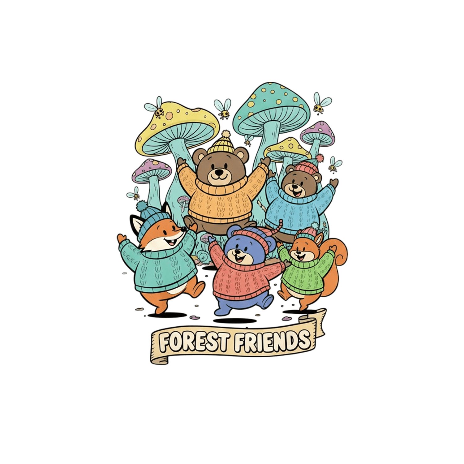 Cousin Crew – Cute Woodland Photo Ornament | Kids Adventure Memory Keepsake preview image.