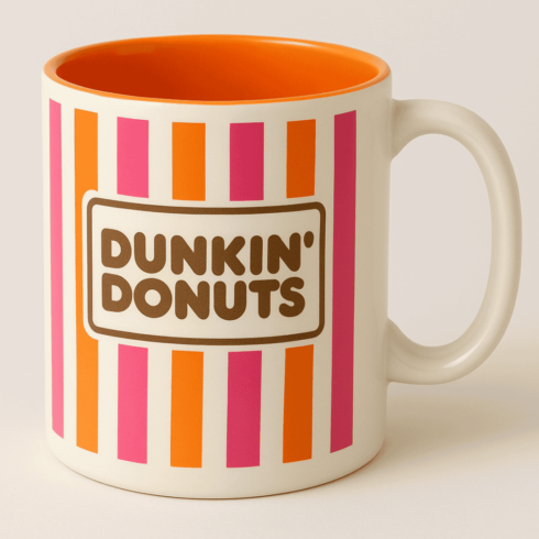 Bold & Bright Dunkin’ Donuts Coffee Mug Designs for Coffee lovers cover image.